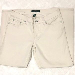RALPH LAUREN Straight Leg Cropped Pants Size 6